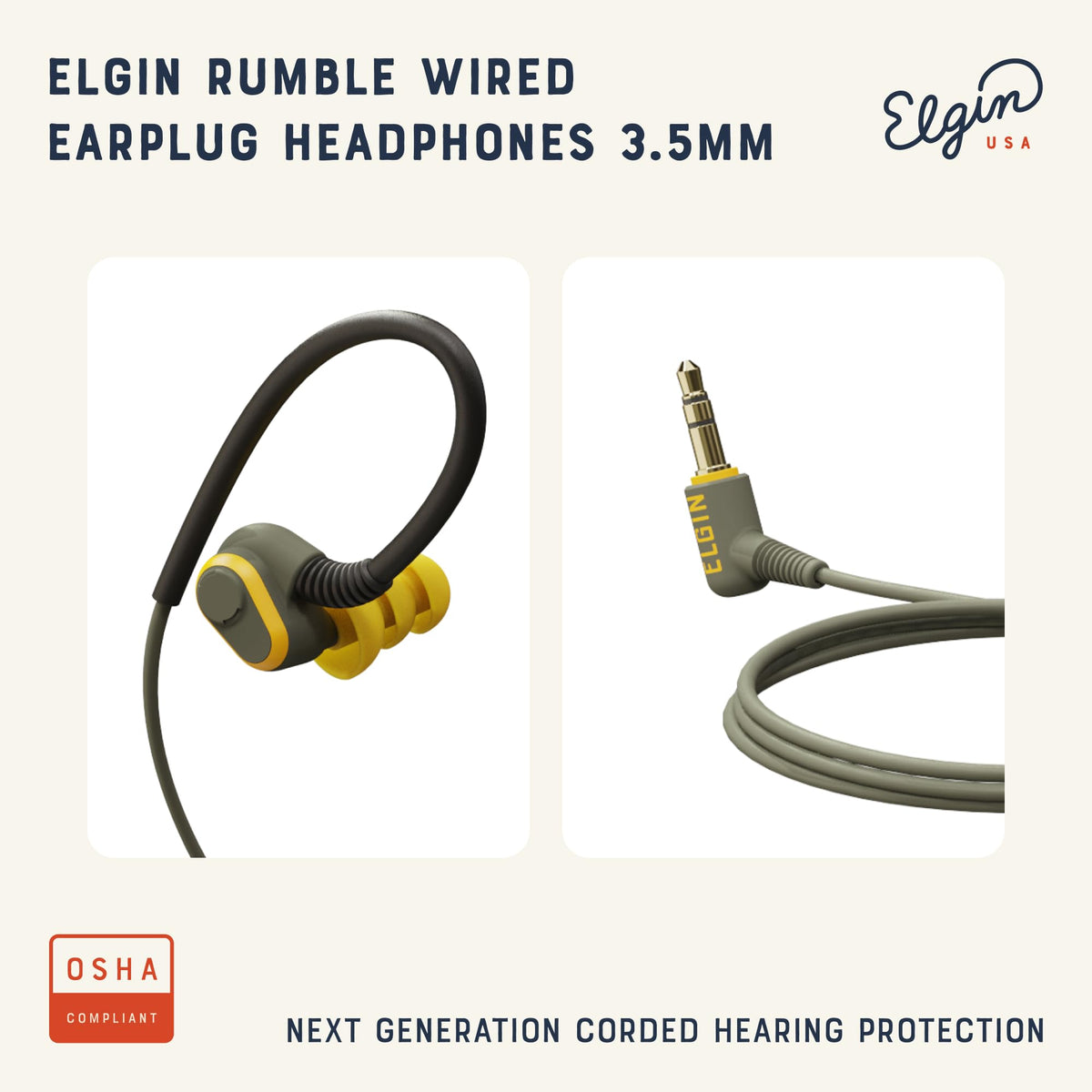 Elgin close-up of dual 6mm drivers highlighting improved audio clarity