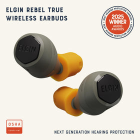 Elgin Rebel Earbuds deliver 31 dB NRR for workplace hearing protection