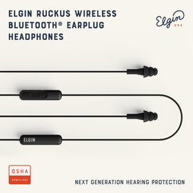 Elgin Ruckus close-up of medical-grade silicone earplug tip for secure, comfortable seal