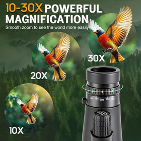 ELGOTAN phone holder for monocular supports hands-free photos on outdoor trips.