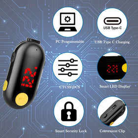ELIDAIP T-M9 headset earhook focuses on ergonomic comfort during shifts.