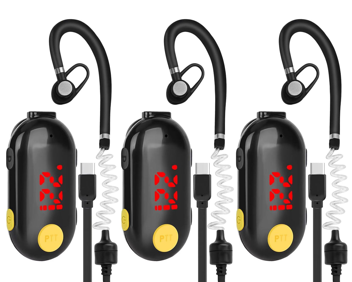 ELIDAIP T-M9 mini walkie front view showing compact portability for everyday use.