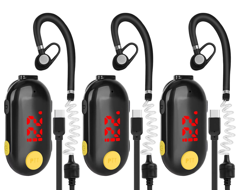 ELIDAIP T-M9 mini walkie front view showing compact portability for everyday use.