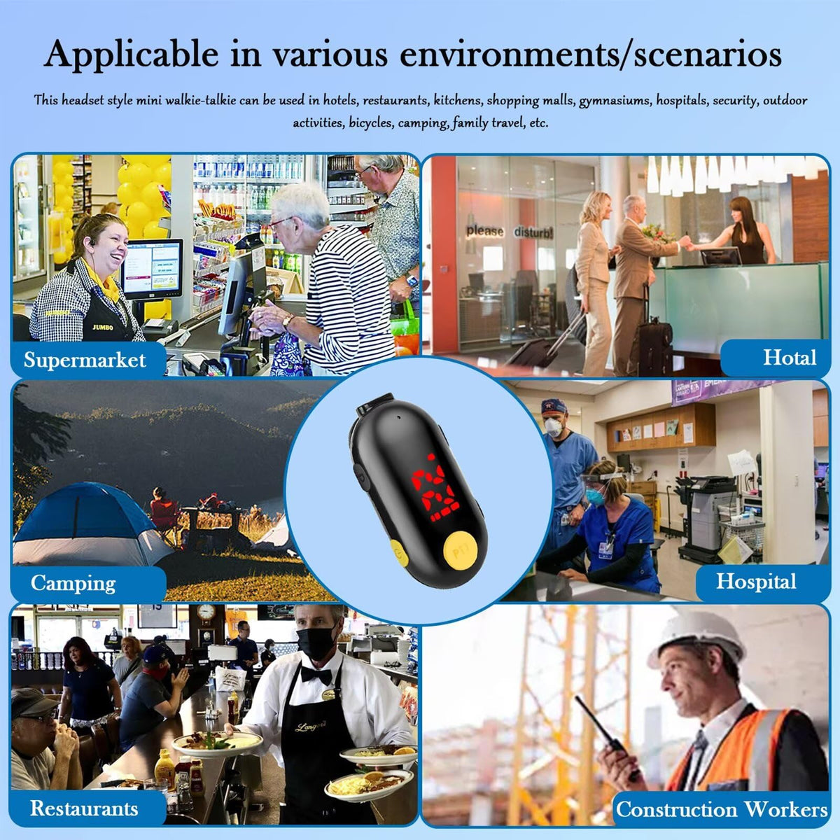 ELIDAIP T-M9 used in hospital settings for quick staff communication.