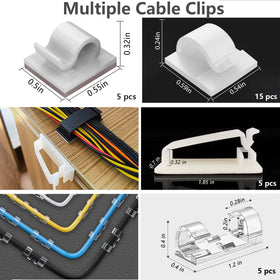 ELII 200 fastening cable ties secure power and data cables