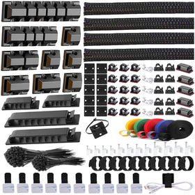 ELII cable sleeve split 4pack keeps cords tidy under desks for a clean look