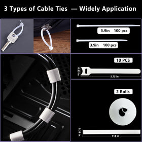 Elii heavy-duty-cable-ties-mounts provide strong support for bundles