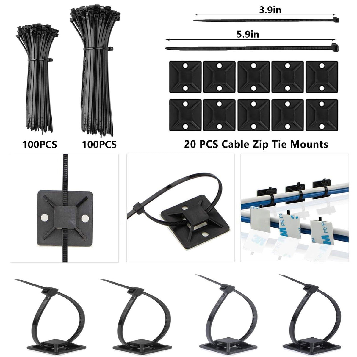 ELII under-desk cable management keeps cords hidden and safe