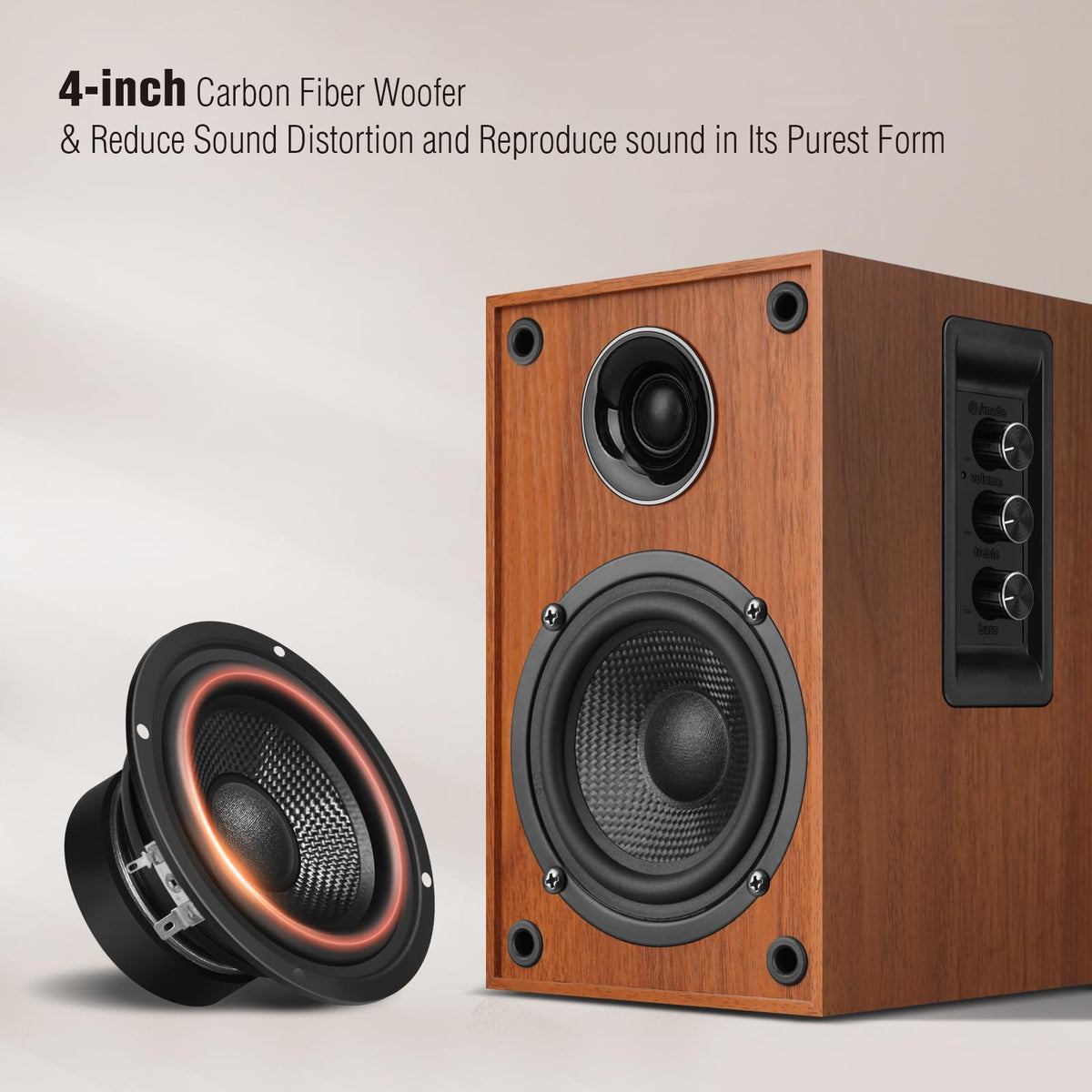 Elimavi 1-inch silk dome tweeter delivering crystal-clear highs