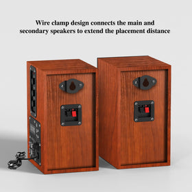 Elimavi back panel with 3.5mm and RCA inputs for versatile connections