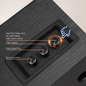 Elimavi aluminum side control knob for quick bass and treble tuning