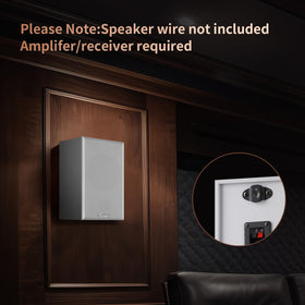 Elimavi speaker on bookshelf beside record player enhancing warm vinyl playback