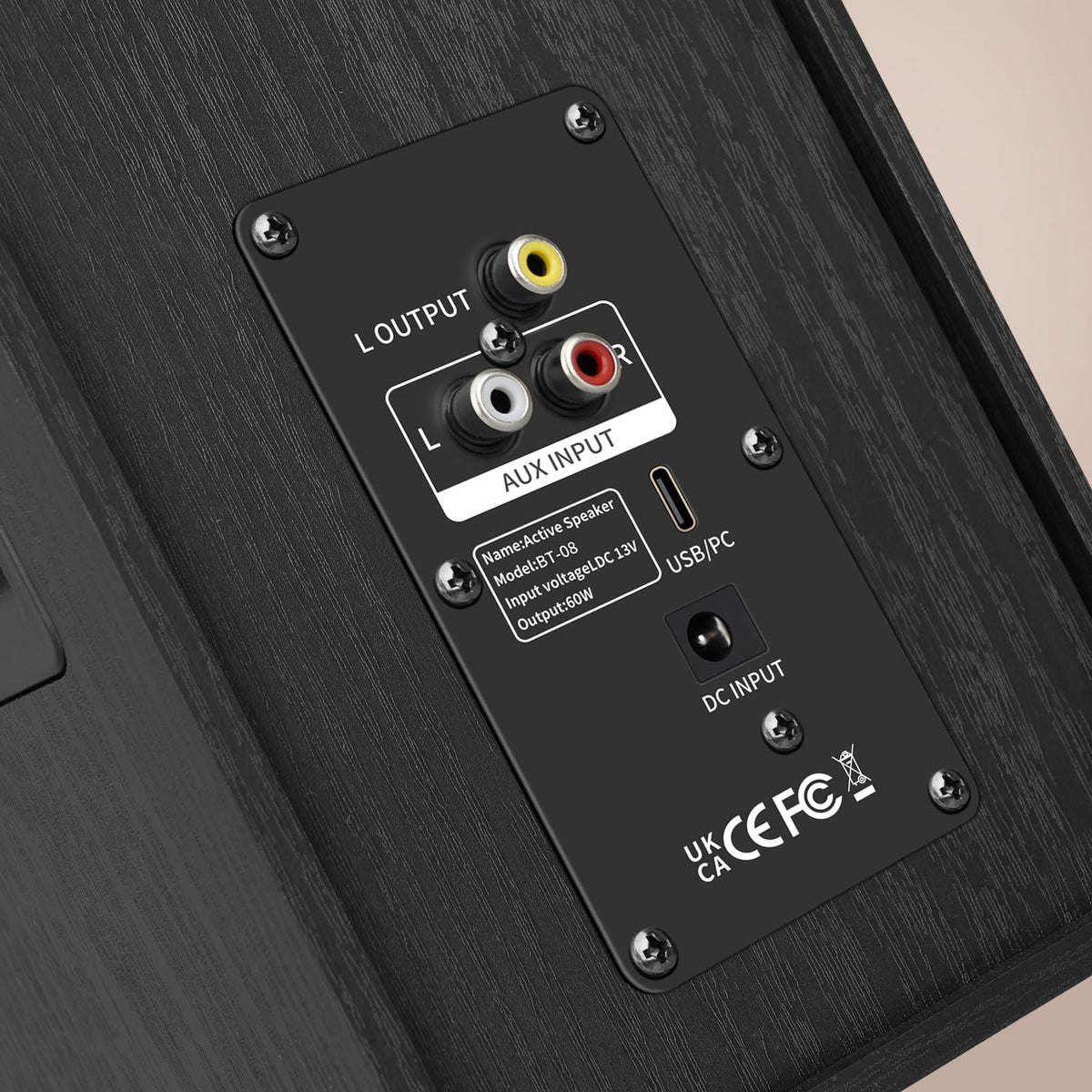 Elimavi wooden grain cabinet with anti resonance for warmer tone