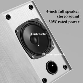 Elimavi close-up of 4-inch woofer cone showing texture that delivers tighter bass response