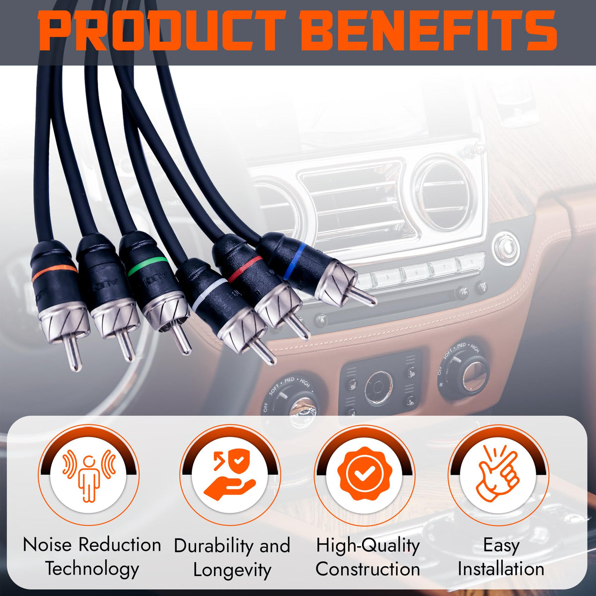 Elite Audio PRM617 double shielding reduces interference for clearer sound