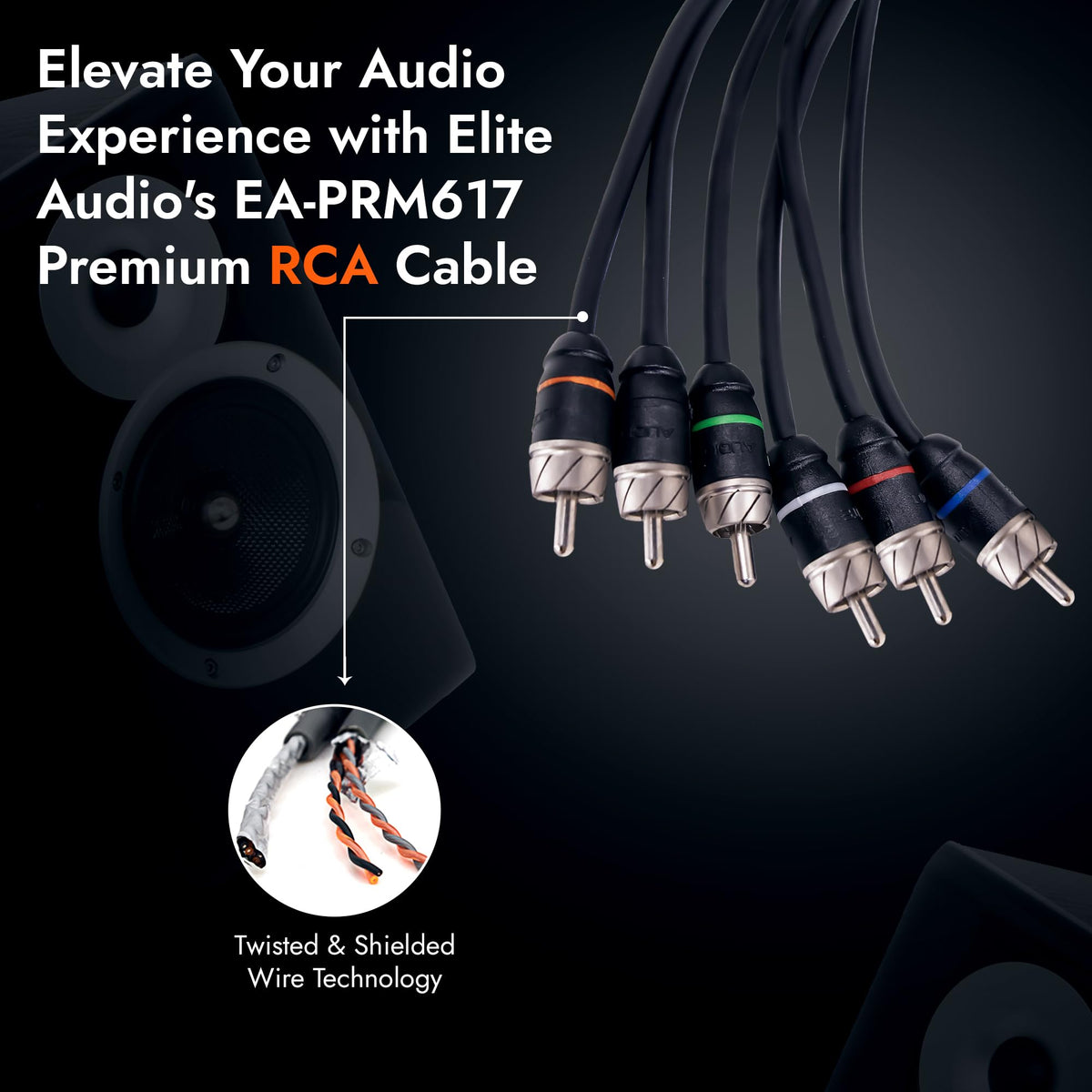 Elite Audio PRM617 triple shielding blocks external noise for immersive audio