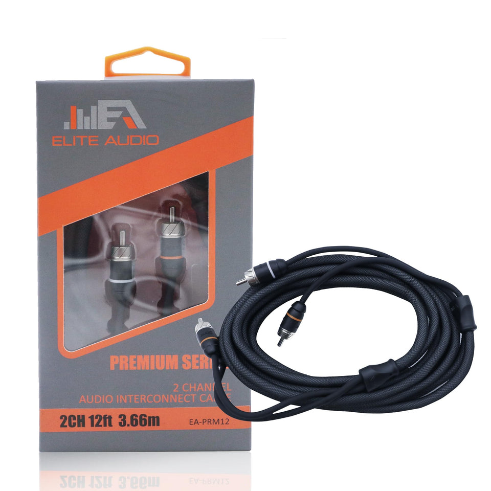 Elite Audio PRM12 front connectors showing secure fit and reliable connection