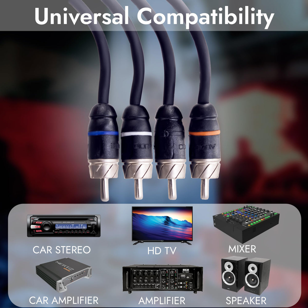 Elite Audio packaging and label showing model PRM415 and feature callouts for buyer confidence