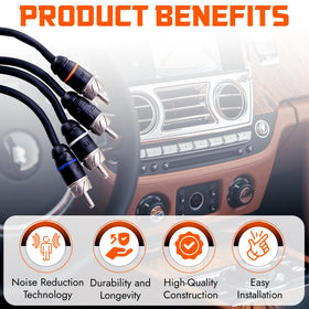 Elite Audio PRM417 installed in car trunk demonstrating clean amplifier hookup benefit