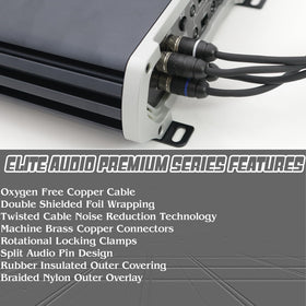 Elite Audio PRM615 oxygen-free copper cable delivers clear, low-loss audio in vehicles