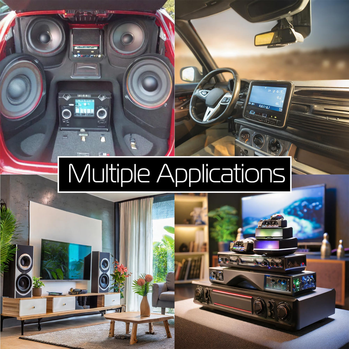 Elite Audio PRM620 flexible installation helps fit in tight car dashboards