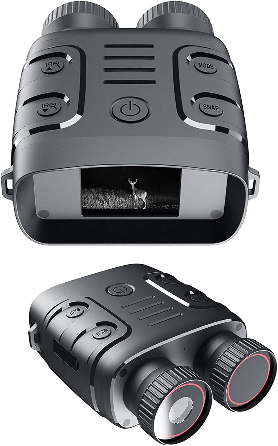 EliteZ front view showing compact night vision binoculars and clear optics for portable use