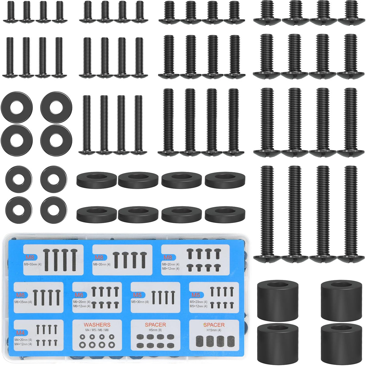 ELIVED boxed TV mounting hardware kit for streamlined setup.