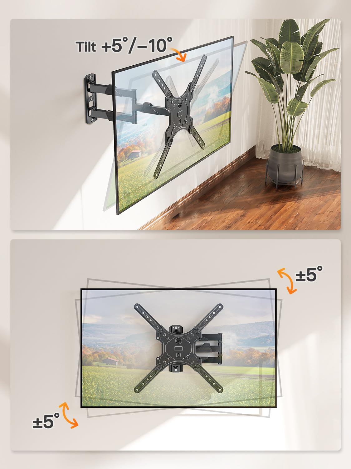 ELIVED cable management covers keeping cords hidden and organized