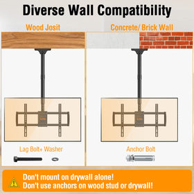 ELIVED cable management keeps wires hidden for a clean look.