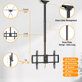 ELIVED tilt-angle adjustments provide precise screen angles for glare reduction.