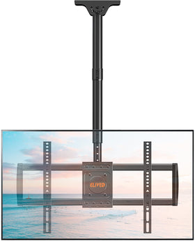 ELIVED ceiling TV mount for 37–75 inch TVs with universal compatibility and simple setup.