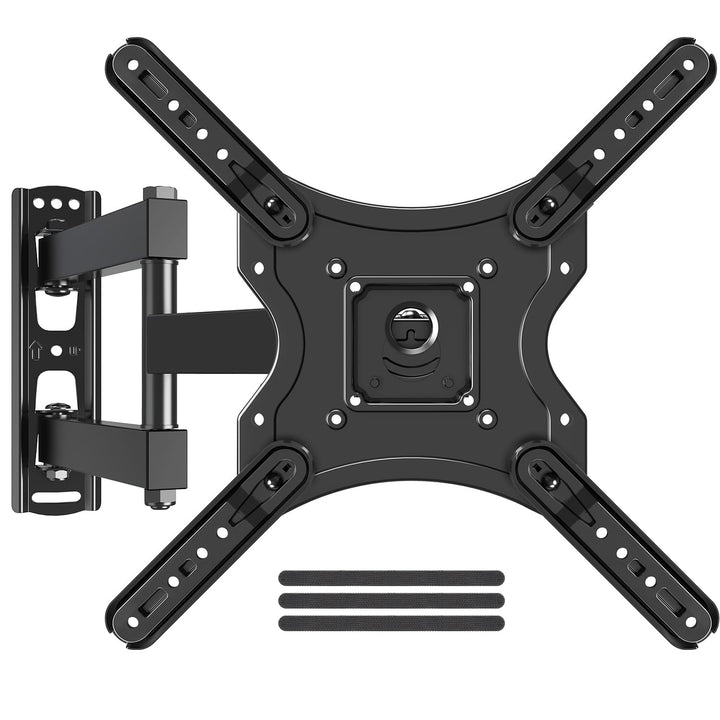 ELIVED front view of mounted TV showing clean installation and stability