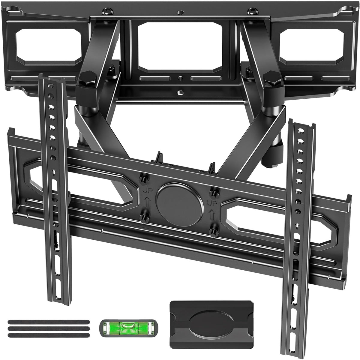 ELIVED front view of mounted TV showing sleek profile and secure hold