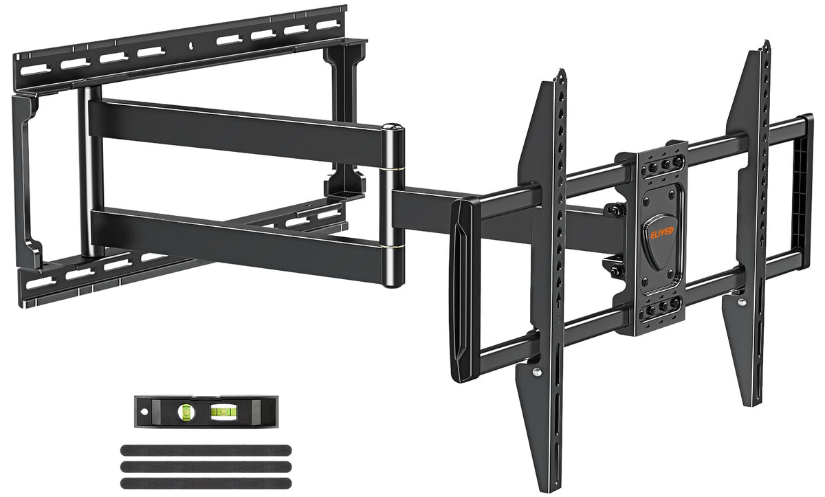 ELIVED long arm TV mount extending 29.5 inches for versatile viewing