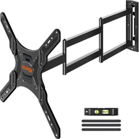 ELIVED long-arm TV wall mount extension enabling flexible viewing angles.