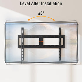 ELIVED mounted TV in living room illustrating tidy setup and space-saving benefit