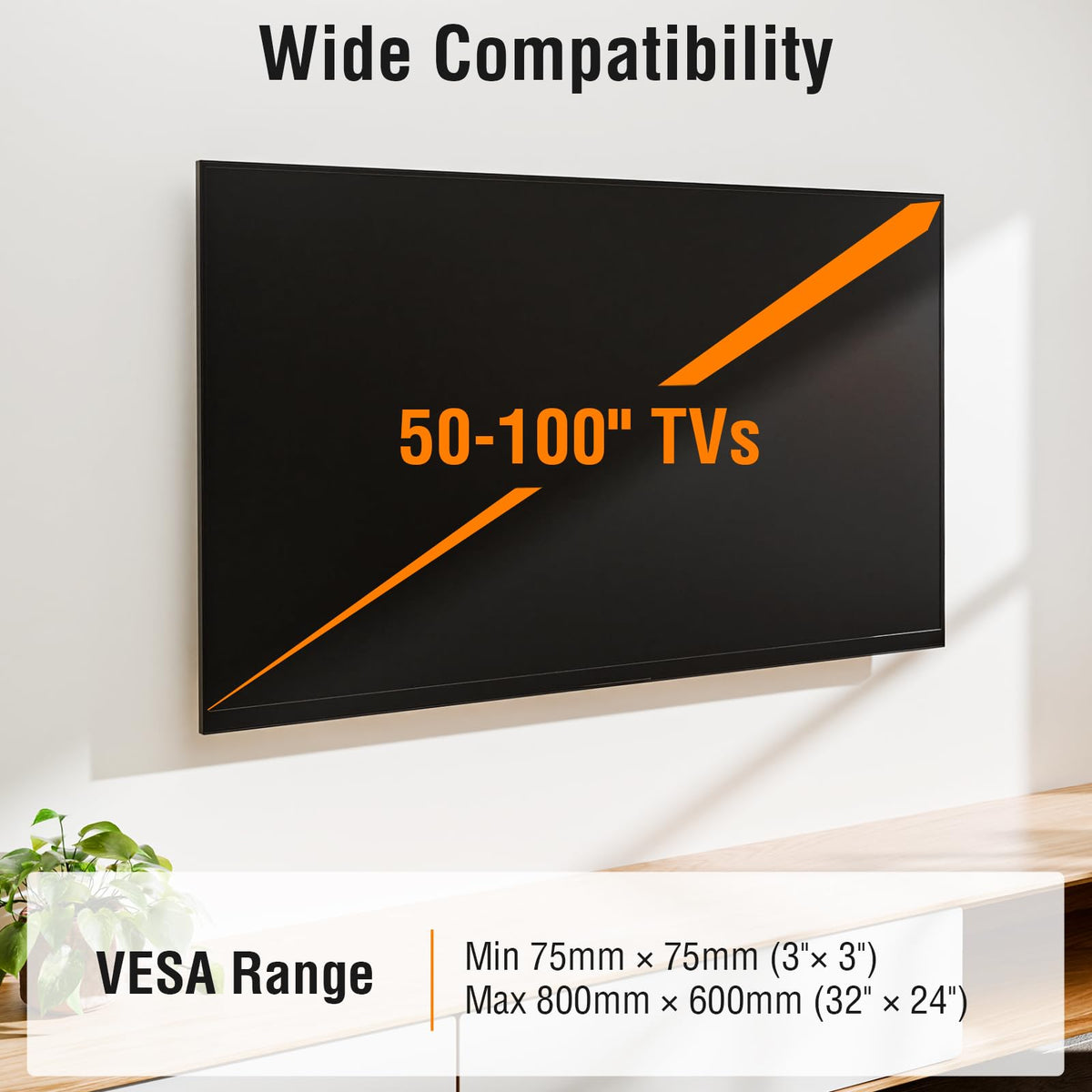 ELIVED side profile highlighting the 1.3 inch gap and slim visual benefit