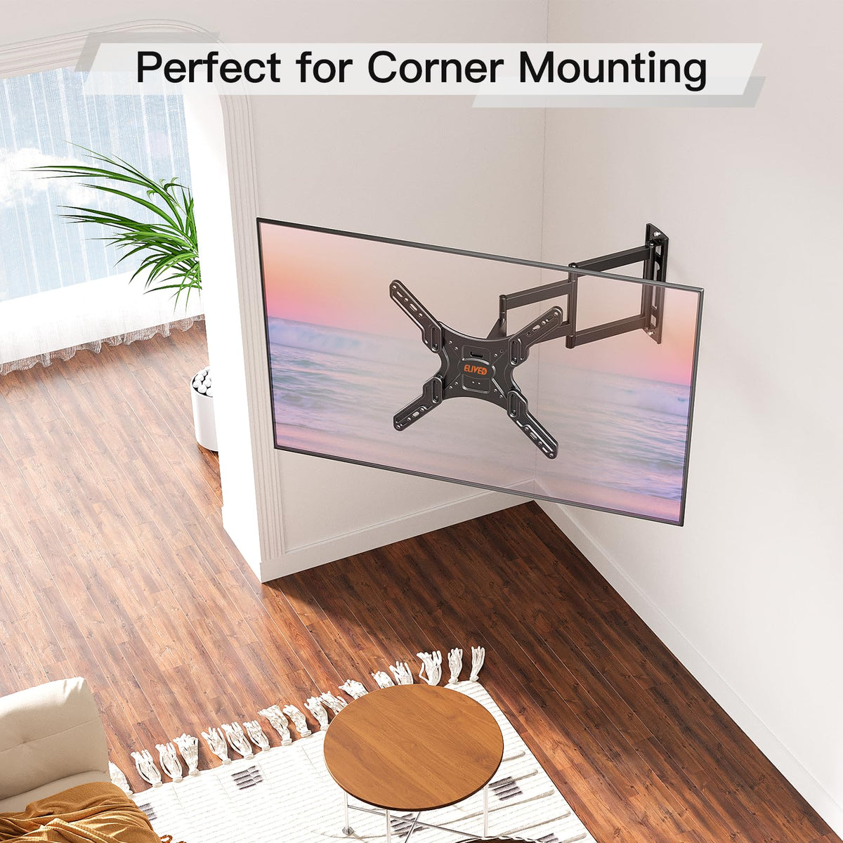 ELIVED space-saving wall mount profile complements modern rooms.