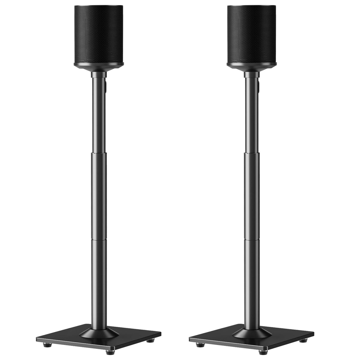 ELIVED speaker stands Era 100 tray setup for precise compatibility and clean placement