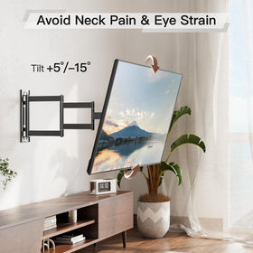ELIVED tilt and level adjustment helps precise screen alignment.