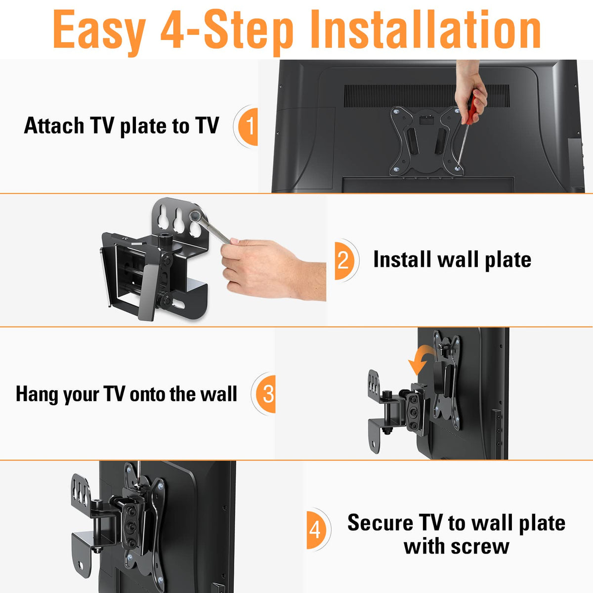 ELIVED installation kit with bubble level for quick setup