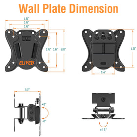 ELIVED wall mount installed in a living room setup