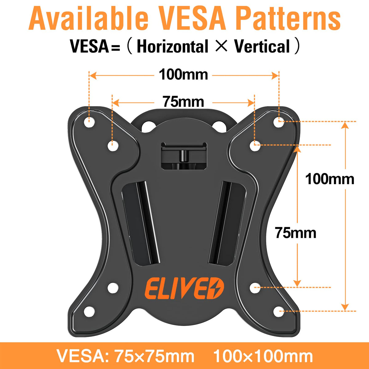 ELIVED single-stud center design simplifies mounting