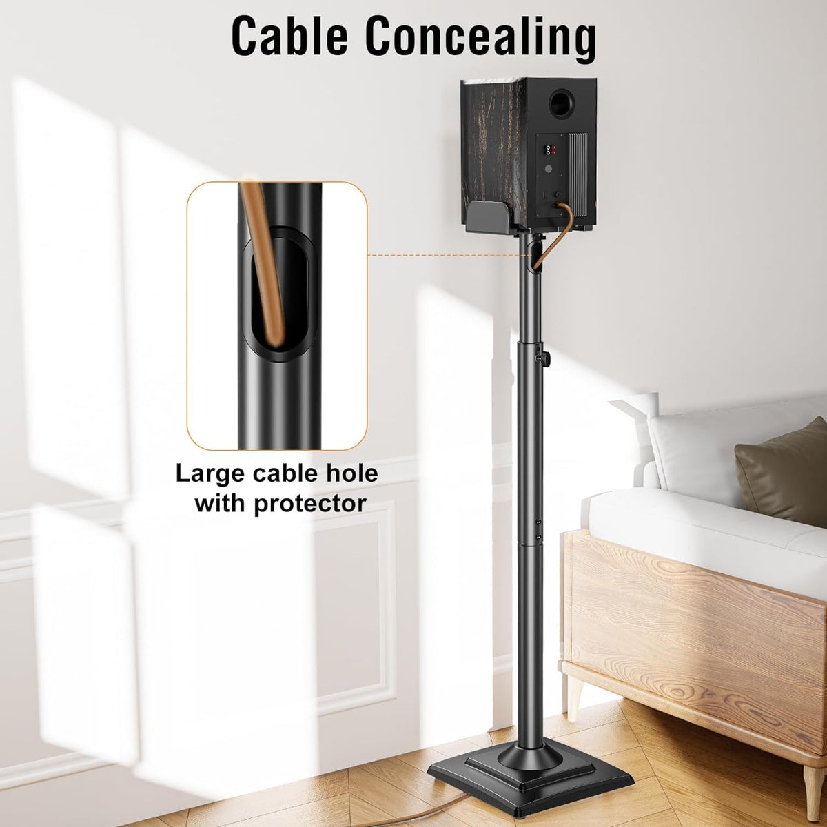 ELIVED assembly pack assists quick setup for home music room and office