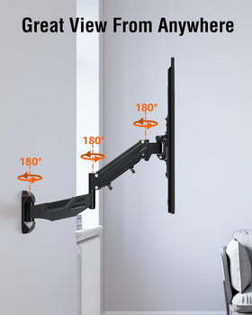 ELIVED back plate with VESA holes showing compatibility up to 400x400mm