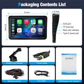 ELJBELG AirPlay Miracast mirroring for shared passenger entertainment.
