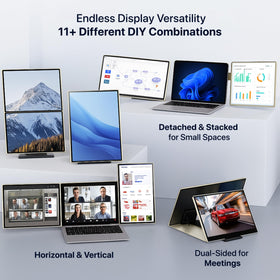 ELK 156 dual monitor extender 120% sRGB color accuracy
