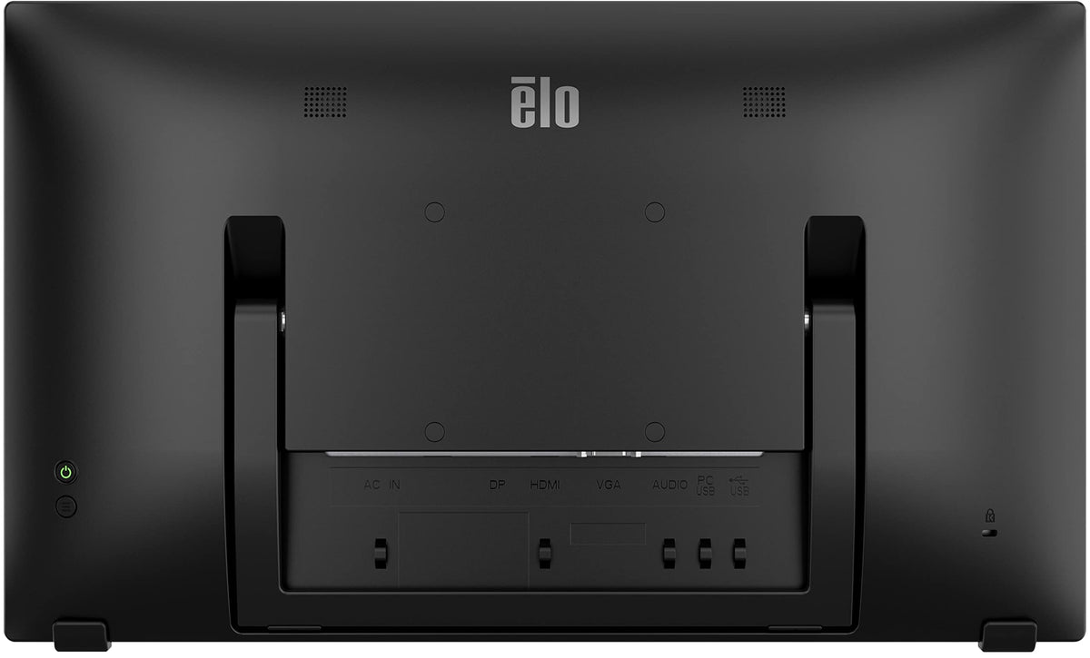 Elo 2270L anti-glare glass reduces reflections in bright environments.