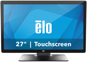 Elo 2702L 27-inch touchscreen monitor front view with responsive touch.