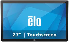 Elo 2702L front view showing a sleek 27-inch touchscreen for versatile self-service setups